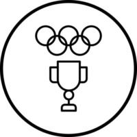 olímpico juegos vector icono estilo