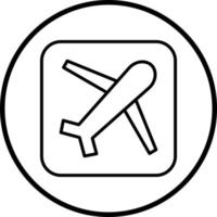 vector diseño aeropuerto vector icono estilo