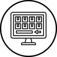 Vector Design Initial Purchase Quantity Vector Icon Style