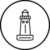 Vector Design Lighthouse Vector Icon Style