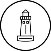 Vector Design Lighthouse Vector Icon Style