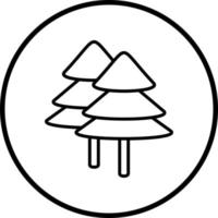 Vector Design Forest Vector Icon Style