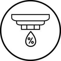 Humidity Sensor Vector Icon Style