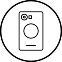 Vector Design Smartphone Camera Vector Icon Style