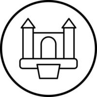 Vector Design Bouncy Castle Vector Icon Style