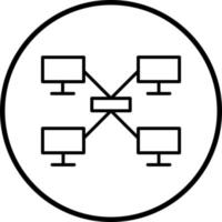 Vector Design Local Network Vector Icon Style