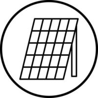 solar panel vector icono estilo