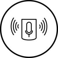 Voice Assistant Vector Icon Style