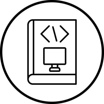 Vector Design Computer Science Course Vector Icon Style