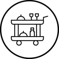 Room Service Vector Icon Style