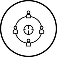Vector Design User Connection Vector Icon Style