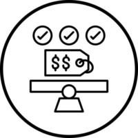 Vector Design Fair Market Value Vector Icon Style