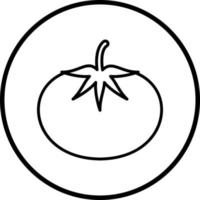 tomate vector icono estilo