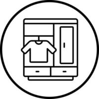 Vector Design Wardrobe Vector Icon Style