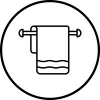 Vector Design Towel Rack Vector Icon Style