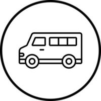 Vector Design Minivan Vector Icon Style