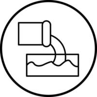 Factory Waste Vector Icon Style