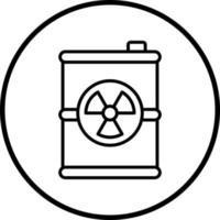 Toxic Waste Vector Icon Style