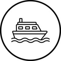 Boat Vector Icon Style