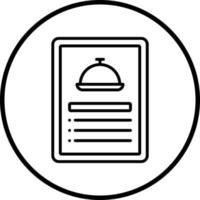 Vector Design Daily Menu Vector Icon Style