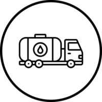 Vector Design Water Tanker Vector Icon Style