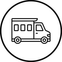 Vector Design Camper Van Vector Icon Style