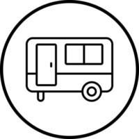 Vector Design Caravan Vector Icon Style