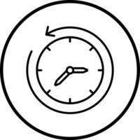 Vector Design Return to the Past Vector Icon Style