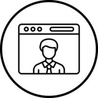 Blogger Vector Icon Style