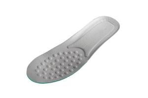 Orthopedic insole on a white background photo