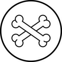 Vector Design Bone Vector Icon Style