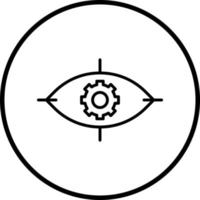 Eye Setting Vector Icon Style