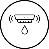 Smart Water Sensor Vector Icon Style