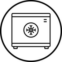 Vector Design Freezer Vector Icon Style