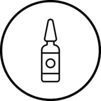 Ampoule Vector Icon Style