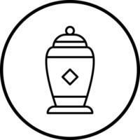 Cremation Vector Icon Style