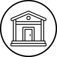 Mausoleum Vector Icon Style