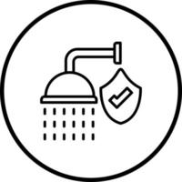Bathroom Safety Vector Icon Style