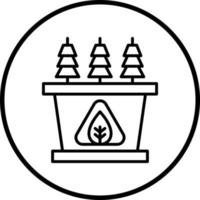 Eco Transformer Vector Icon Style