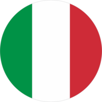 Italien flagga hjärta form png
