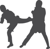 taekwondo silueta icono png