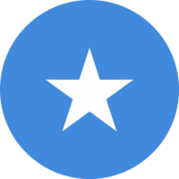 Somalia flag round shape PNG