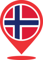 Norge flagga stift Karta plats png