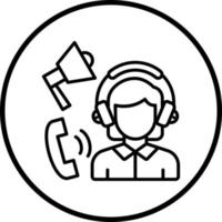 Telemarketing Vector Icon Style