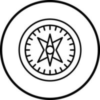 Compass Vector Icon Style