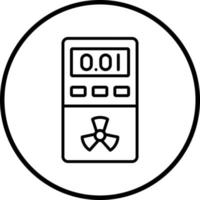 Dosimeter Vector Icon Style
