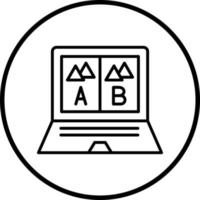 Ab Testing Vector Icon Style