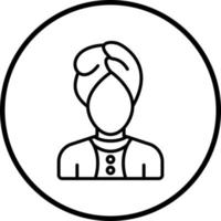 Head Sheet Vector Icon Style