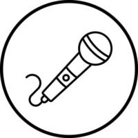 Microphone Vector Icon Style