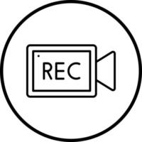 Recording Vector Icon Style